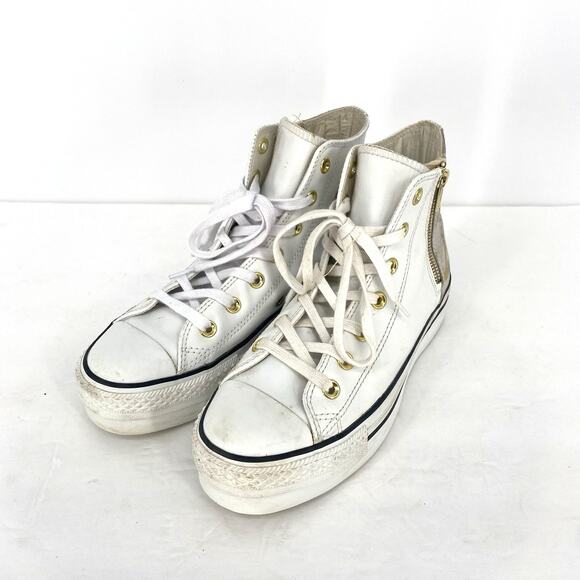 Converse Chuck Taylor All Star Lift Platform High Top Sidezip Sneakers Women's 8 - Picture 8 of 8